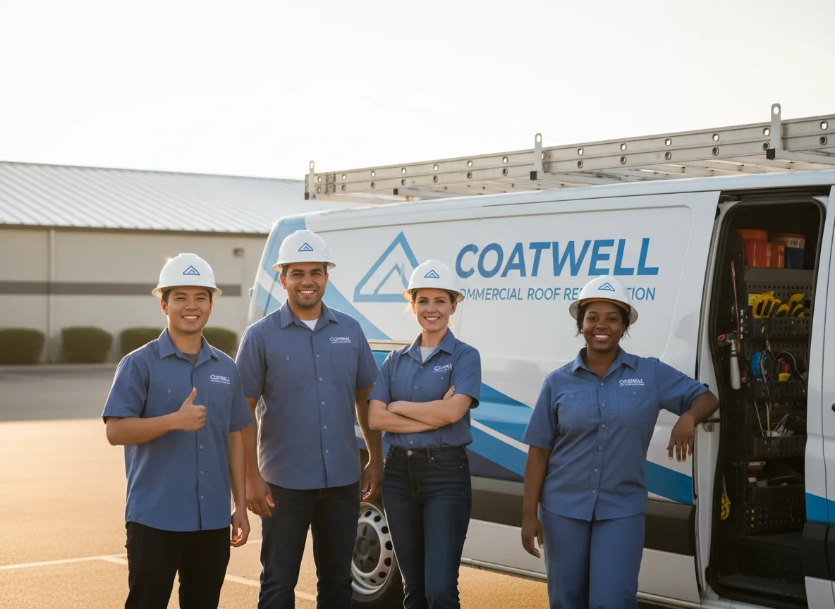Commercial roof coating company in Thornton, PA